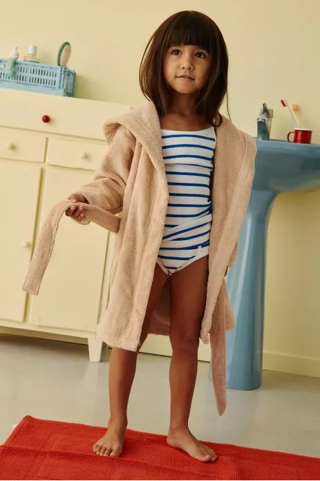 peignoir enfant personnalisable en éponge moelleuse