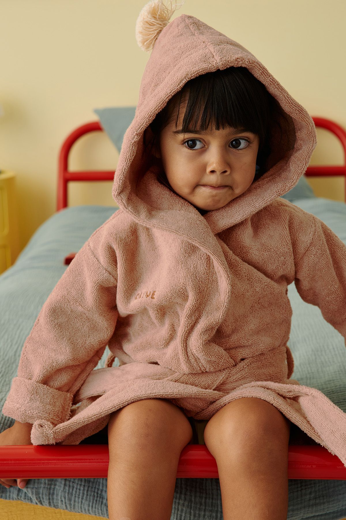 peignoir enfant personnalisable en éponge moelleuse
