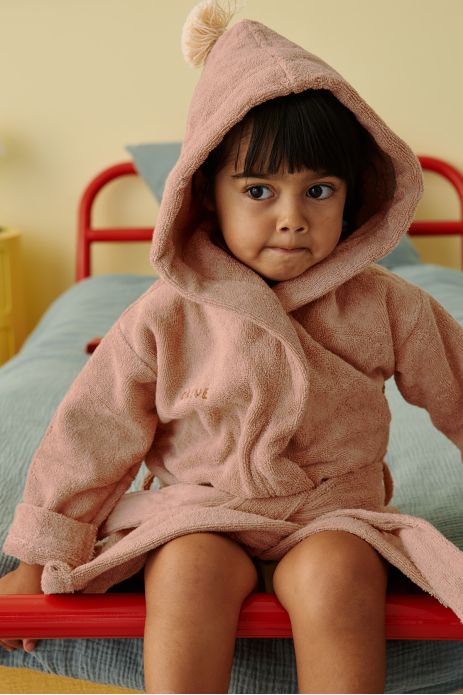 peignoir enfant personnalisable en éponge moelleuse