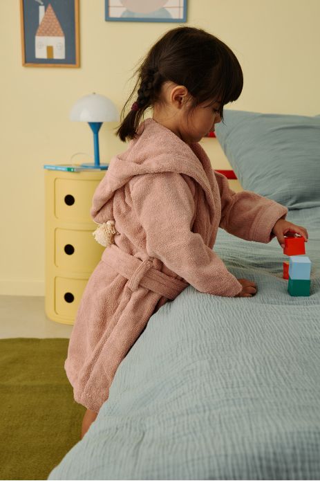 Albornoz infantil personalizable de rizo suave y esponjoso