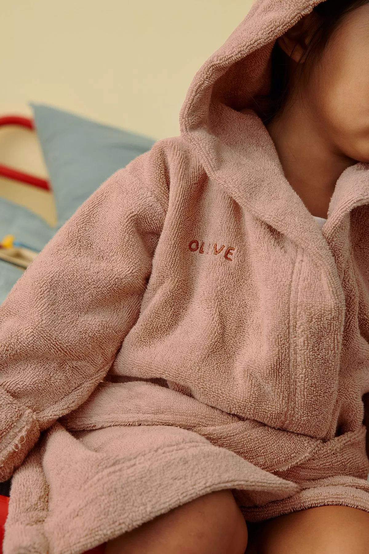 peignoir enfant personnalisable en éponge moelleuse