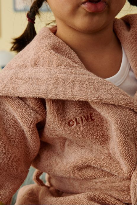 peignoir enfant personnalisable en éponge moelleuse