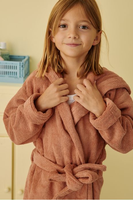 peignoir enfant personnalisable en éponge moelleuse