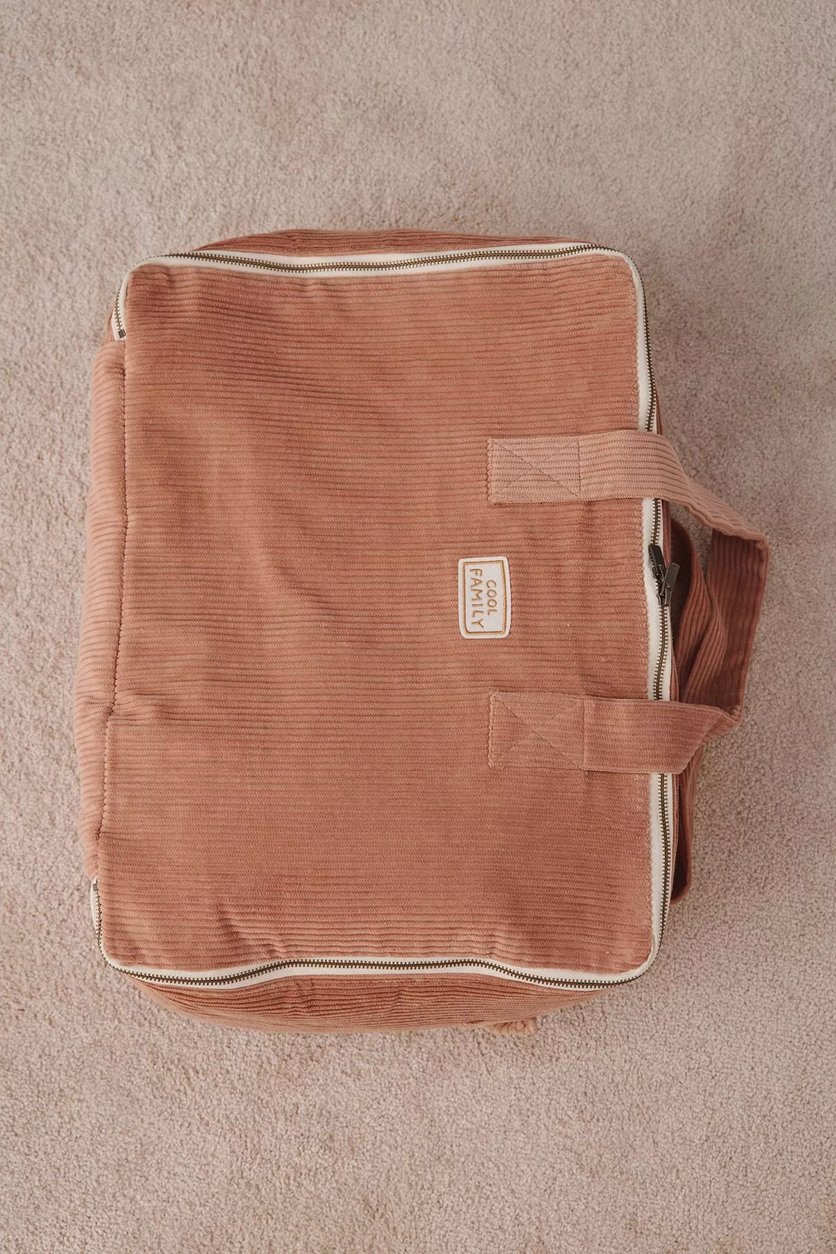 Maleta personalizada de pana para bebés, niños y padres