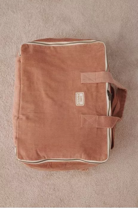 Maleta personalizada de pana para bebés, niños y padres