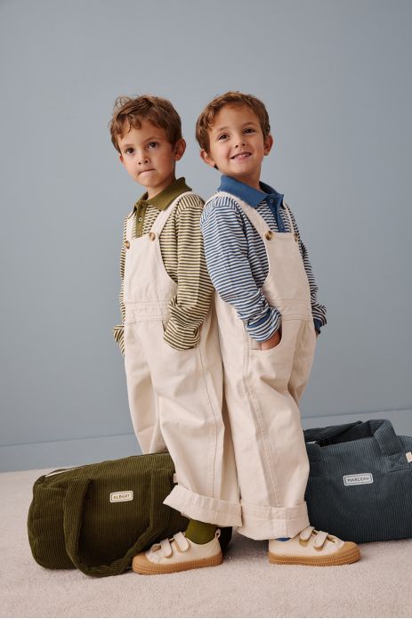 sac bowling bébé sac de sport enfant personnalisable en velours côtelé