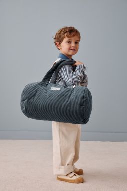 Bolsa de deporte tipo bowling personalizable de pana para bebés y niños