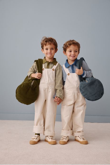 sac bowling bébé sac de sport enfant personnalisable en velours côtelé