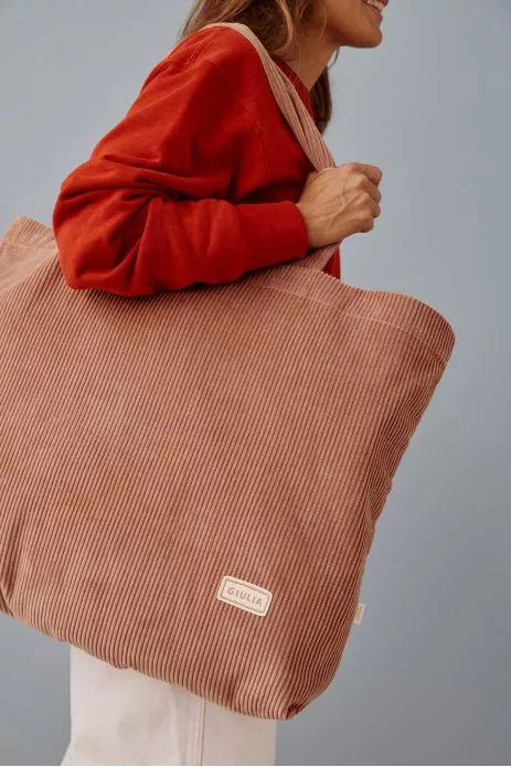large corduroy tote bag for adults