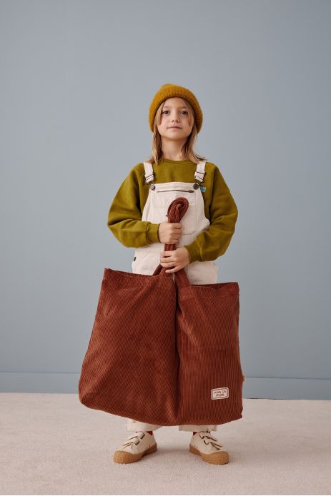 large corduroy tote bag for adults