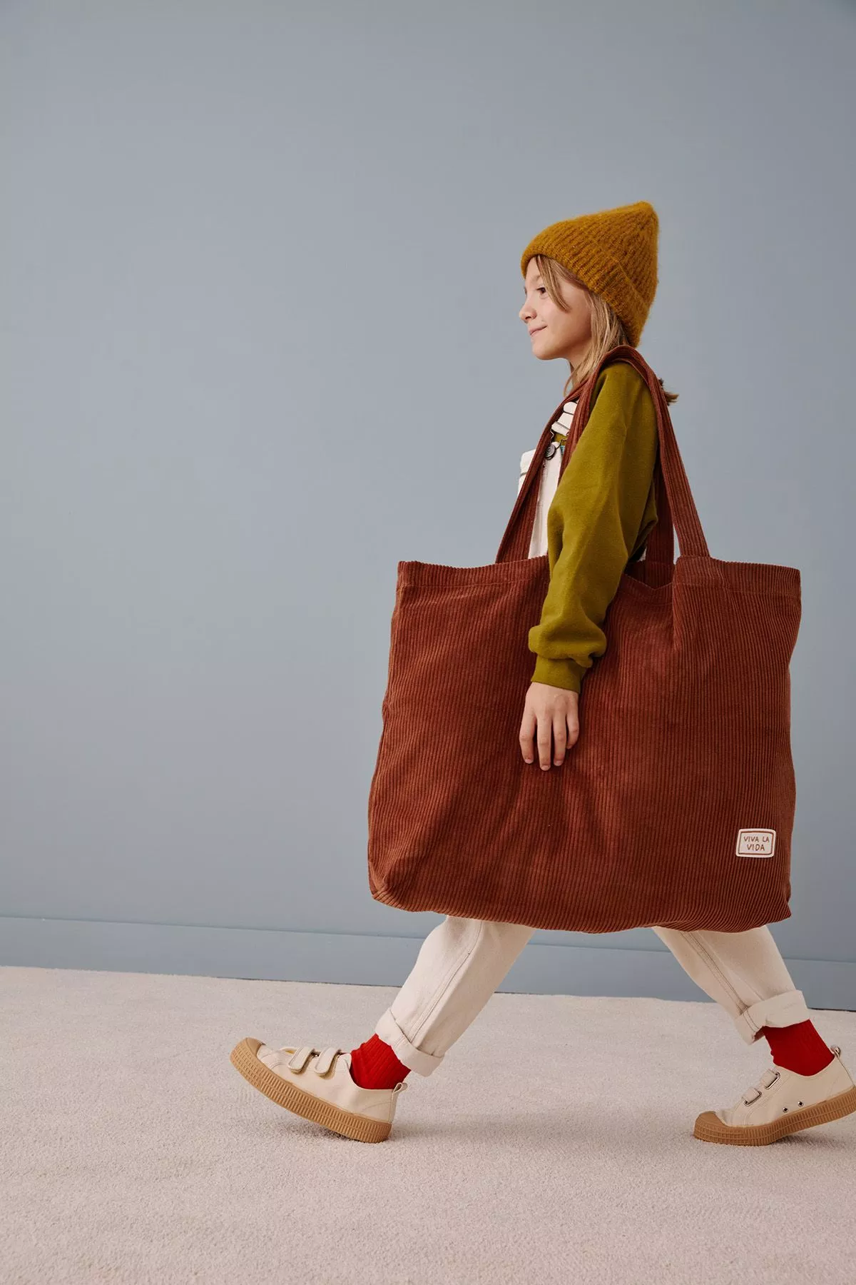 large corduroy tote bag for adults