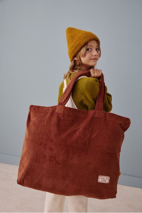 large corduroy tote bag for adults