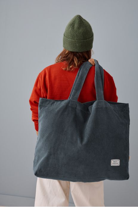 Bolso shopper grande de pana para adultos