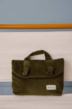 Neceser personalizado de pana para bebés