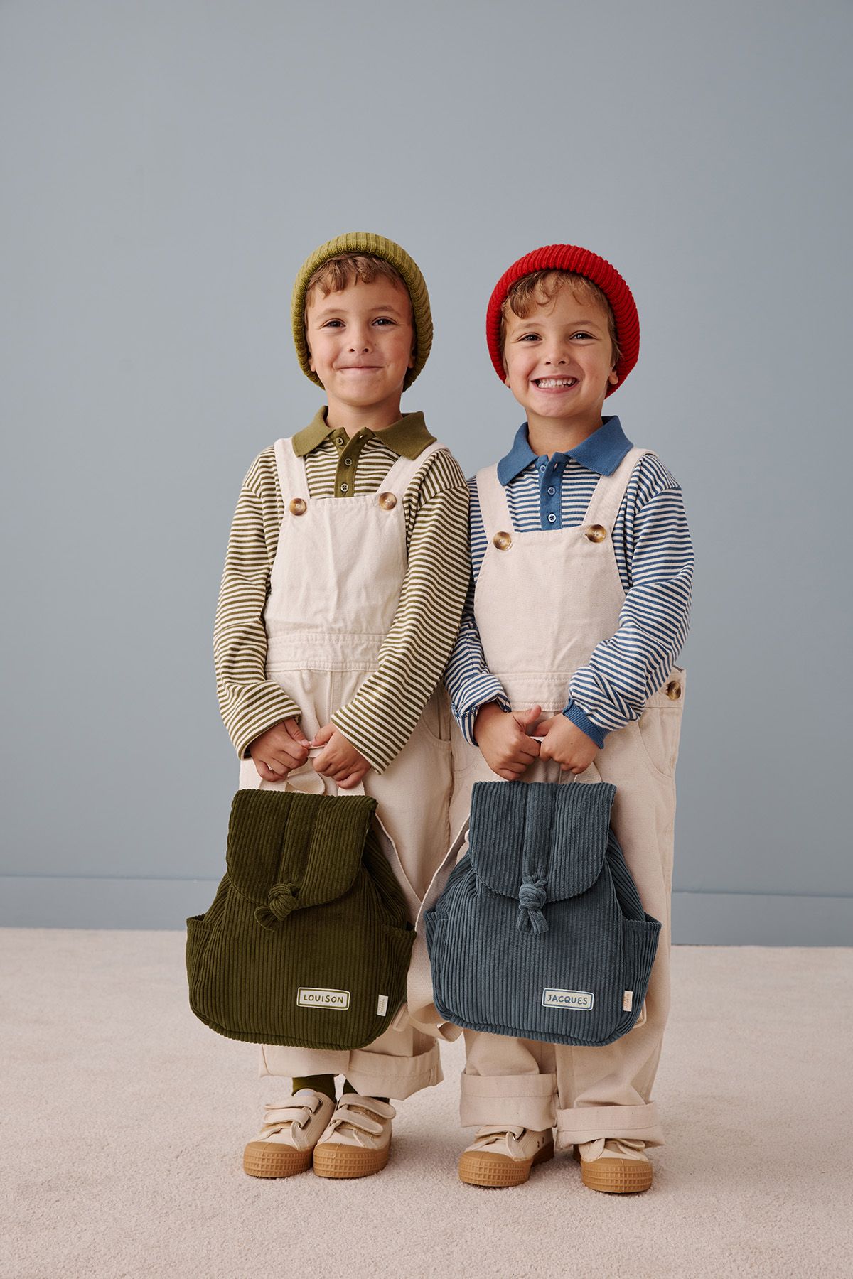 personalized corduroy backpack for kids