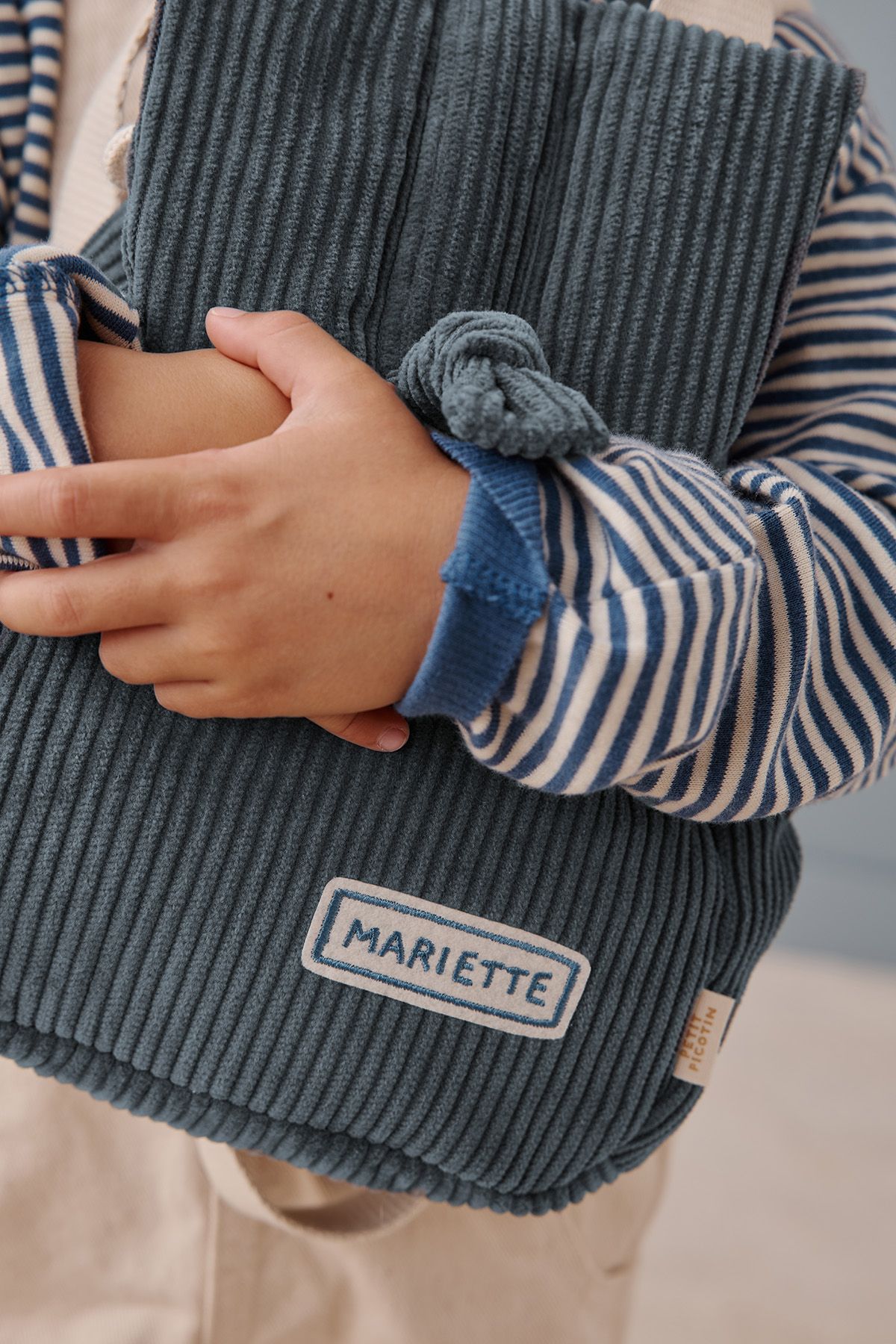 personalized corduroy backpack for kids