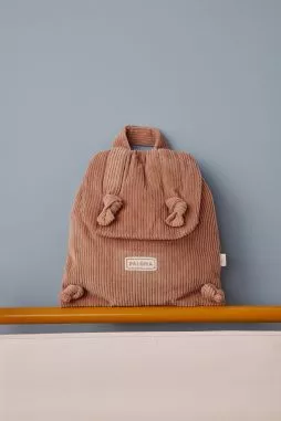 Mochila personalizada de pana para bebés