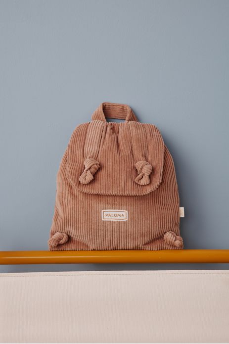Mochila personalizada de pana para bebés