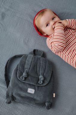 Mochila personalizada de pana para bebés