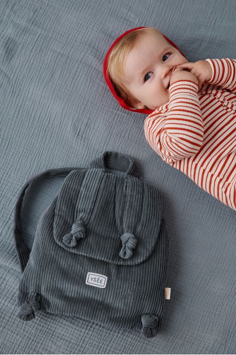 Mochila personalizada de pana para bebés