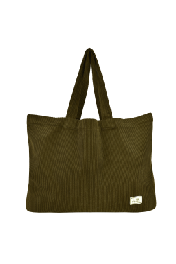 Bolso shopper grande de pana para adultos
