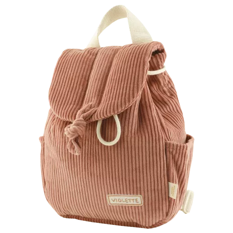 personalized corduroy backpack for kids