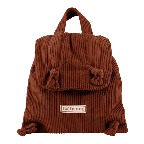 Mochila personalizada de pana para bebés
