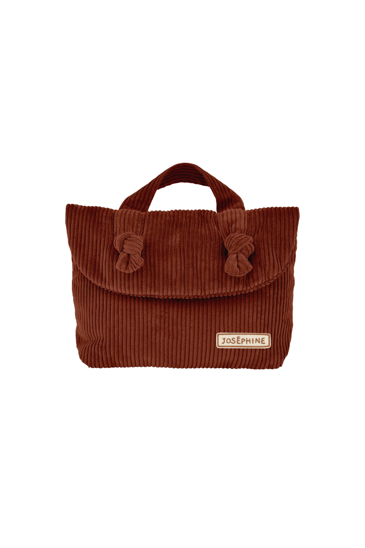 trousse de toilette personnalisée en velours côtelé pour bébé