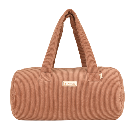 Bolsa de deporte tipo bowling personalizable de pana para bebés y niños