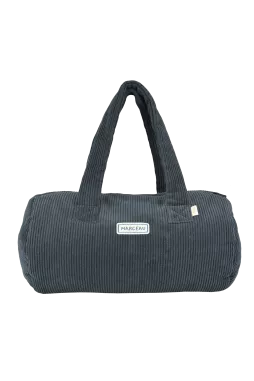 personalizable corduroy bowling bag and gym bag for babies and kids