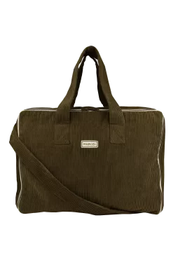 valise personnalisée en velours côtelé bébé enfant parent