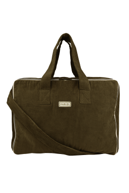 personalized corduroy suitcase for babies, kids, and parents