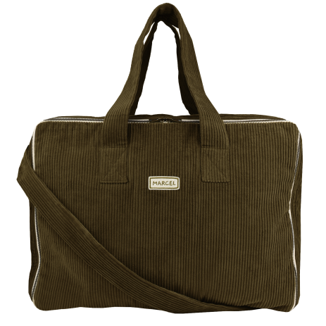 valise personnalisée en velours côtelé bébé enfant parent