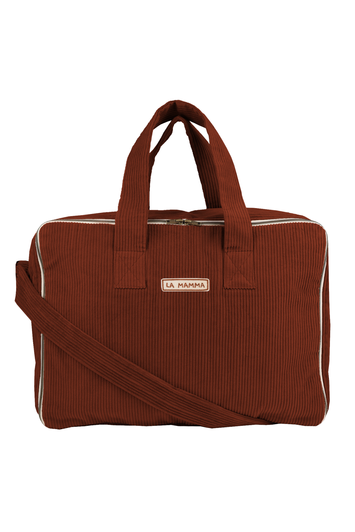 personalized corduroy suitcase for babies, kids, and parents