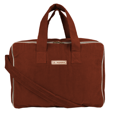 personalized corduroy suitcase for babies, kids, and parents