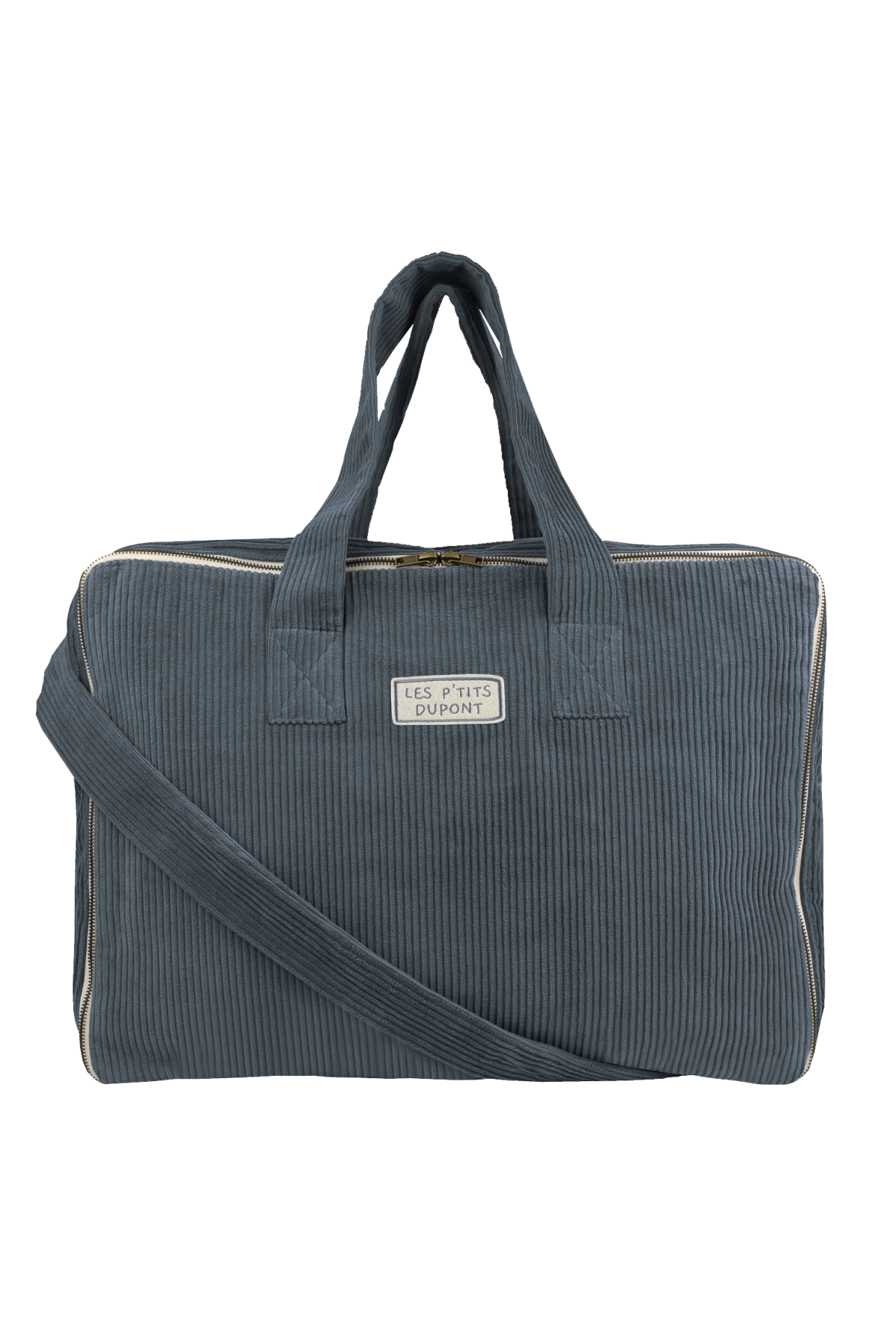 personalized corduroy suitcase for babies, kids, and parents