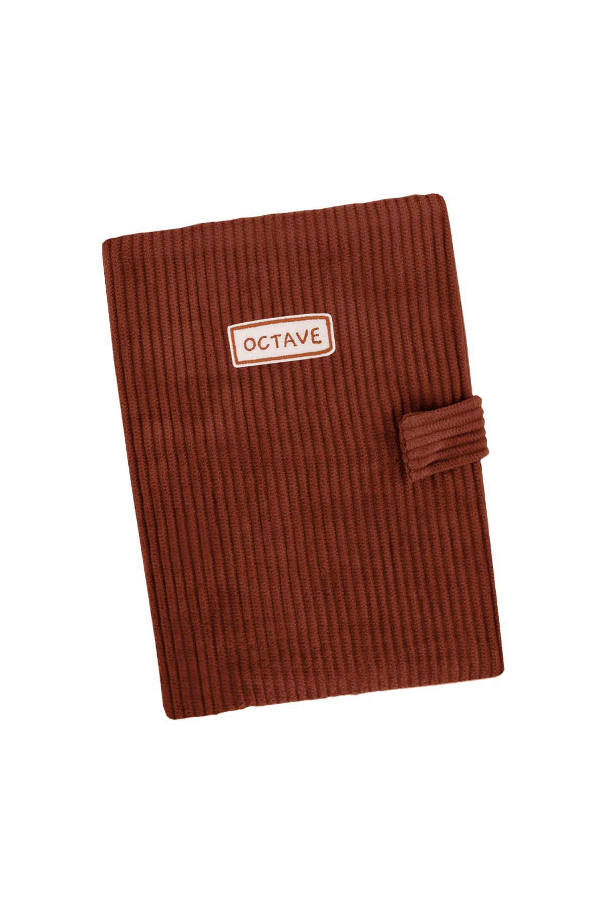 Funda personalizada de pana para la cartilla de salud del bebé