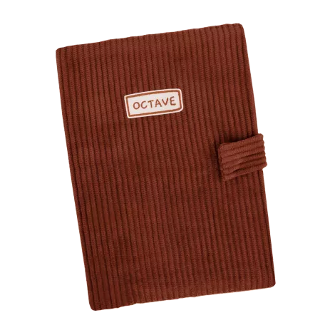 protège carnet de santé personnalisé en velours côtelé pour bébé