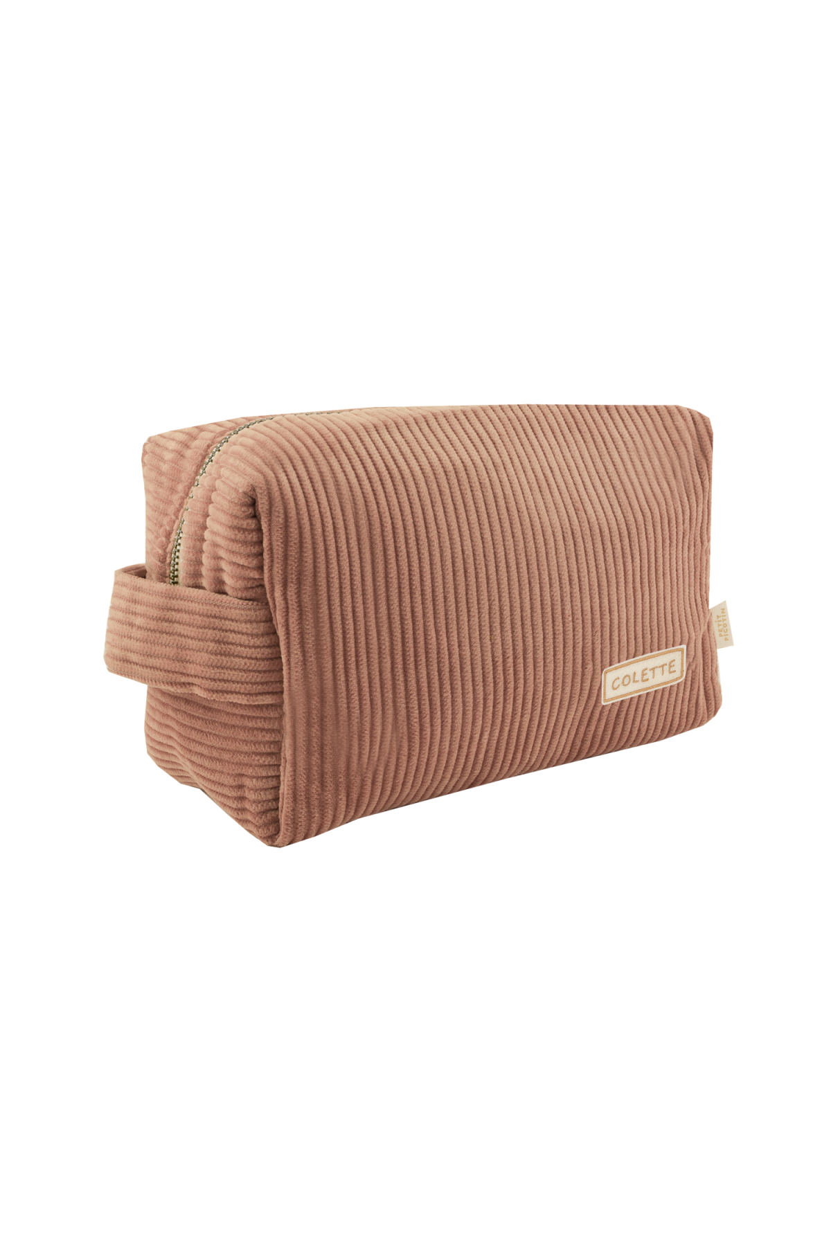 personalized corduroy toiletry bag for babies, kids, and parents