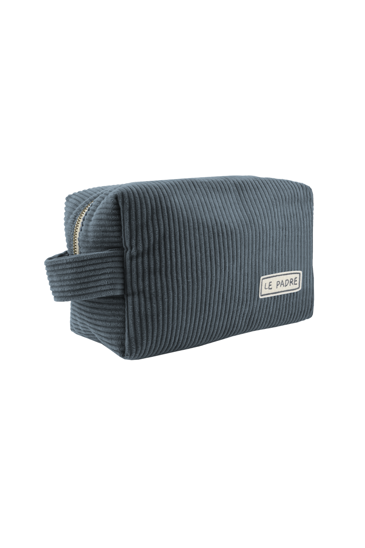 personalized corduroy toiletry bag for babies, kids, and parents