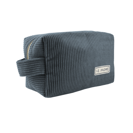 personalized corduroy toiletry bag for babies, kids, and parents
