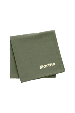 Children’s napkin made from cotton swaddle fabric