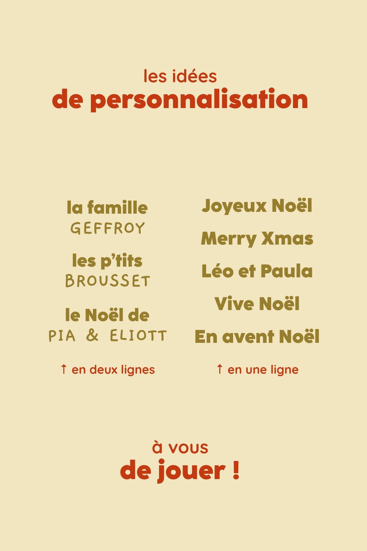 calendrier de l'avent personnalisé en tissu pour noël