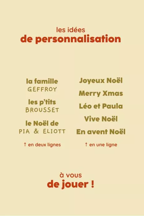 calendrier de l'avent personnalisé en tissu pour noël
