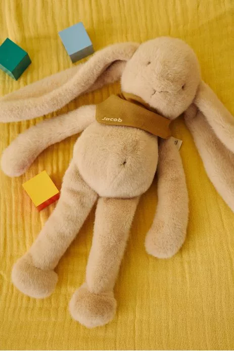 doudou lapin bébé personnalisable cadeau naissance made in france