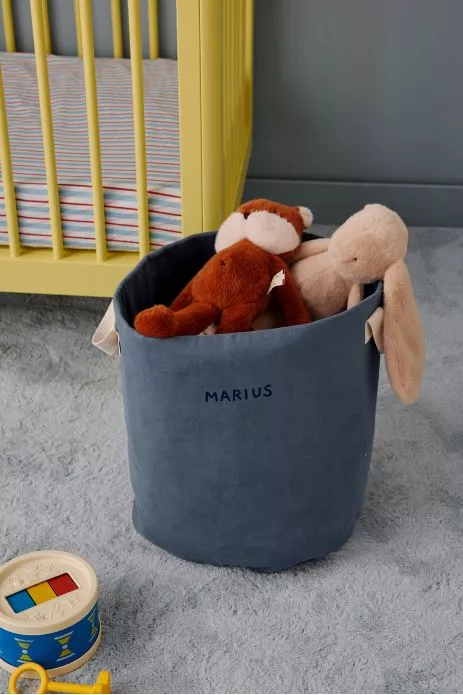 cesta de almacenaje para juguetes de algodón grueso personalizable