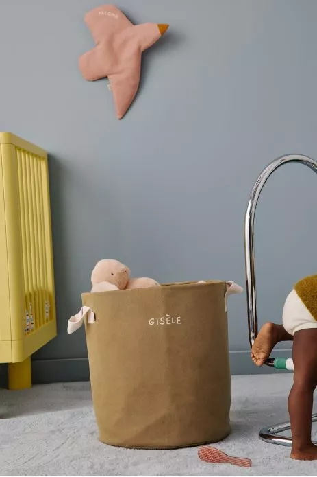 cesta de almacenaje para juguetes de algodón grueso personalizable