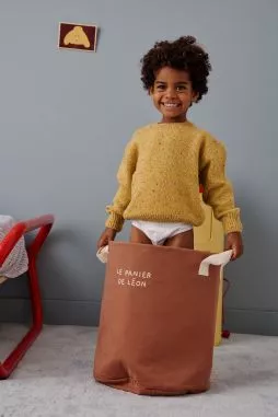 panier de rangement pour jouets en coton épais personnalisable