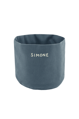 cesta de almacenaje personalizable de algodón grueso