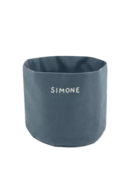 personalizable heavyweight cotton storage basket